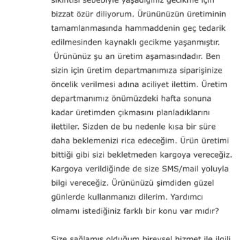 Vivense Siparişim Teslim Edilmedi