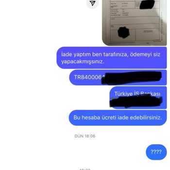 Linamoda Kidss (Instagram) Yanlış Ürün, İade, Cevap Verilmiyor