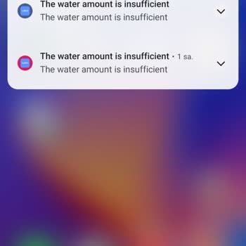 Lydsto R1 Yetersiz Su Hatası