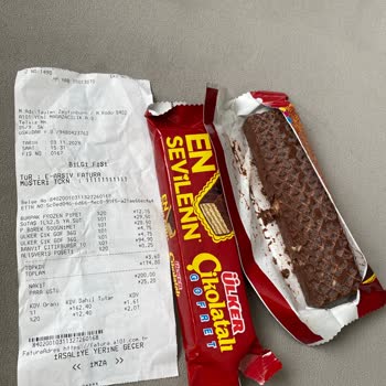 Küflü Ülker Çikolatalı Gofret