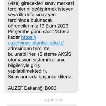 İstanbul Üniversitesi Kaydım Silindi Ücret İadesi İstiyorum