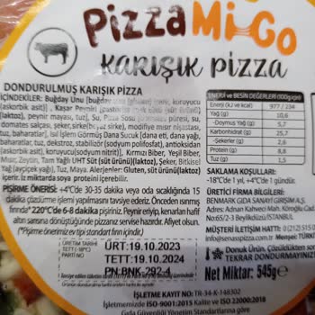 Migros Sanal Market Erimiş, Kırılmış Pizza Gönderdi