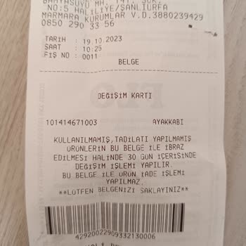 Kinetix FLO'dan Aldığım Ayakkabı