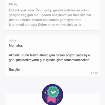 Gardrops'dan Paramı Alamadım.