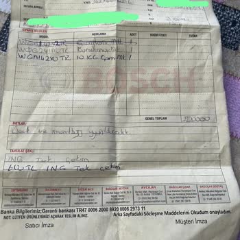 Bosch Washer Misdelivery & Service Issues