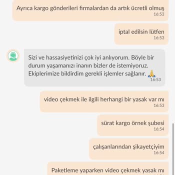 Dolap Üzerinden Sürat Kargo Paketleme