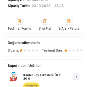 Migros Siparişi Eksik Teslimat