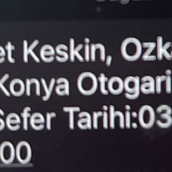 Özkaymak Otobüs Firması Yanlış Bilgilendirme Ve Yanlış Yere Bilet