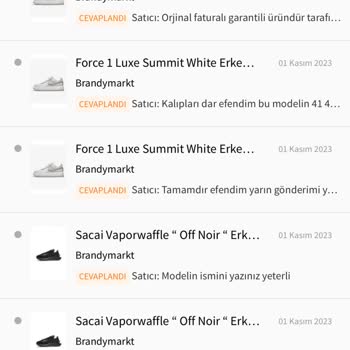 Trendyol'da Yaşadığım Sorun