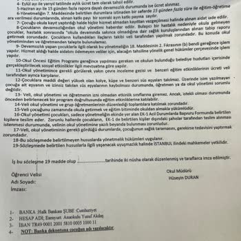 Milli Egitim Müdürlüğü Tarafından Aidat Talep Edilmekte
