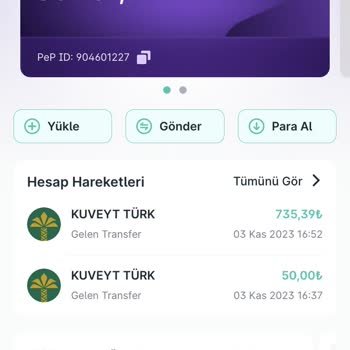 PeP Parama Bloke Konuldu Tarafıma İletilmedi Sonuç Yok
