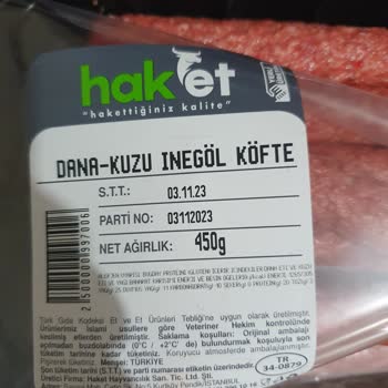 Hakmar Gıda Köfteden Tel Çıktı