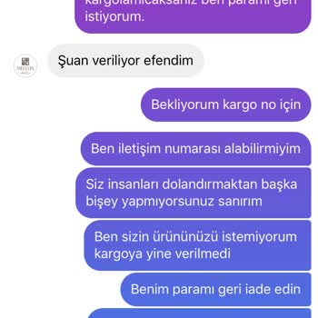 Mellon Çikolata Ürün Teslimi Yapmıyor Üstelik Para İadesi De Yapmıyor