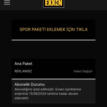 Exxen Deneme Üyeliği İptal Edildiği Halde Ücret Kesintisi