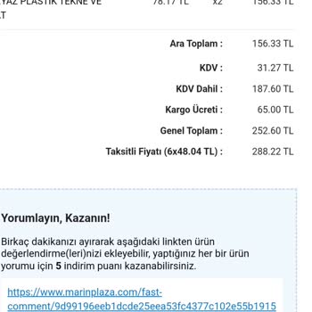 PttAVM Haksız Tahsilat İstemediğim Halde Vade Farkı Uygulanması