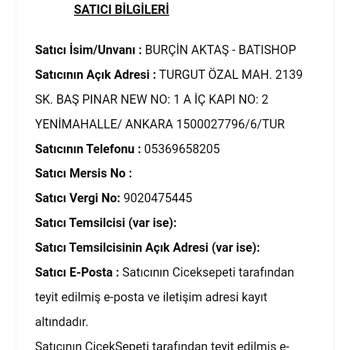Çiçek Sepeti Batı Shop Ürün Göndermiyor