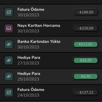 Nays Hediye Para Yüklenmiyor