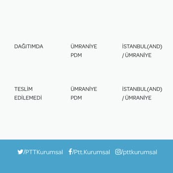 PTT Kargo Kargom Evde Olduğum Halde Teslim Edilmedi