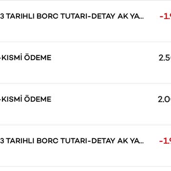Akbank Ak Yatırım Borç İşlemi Adı Altında Para Kesintisi