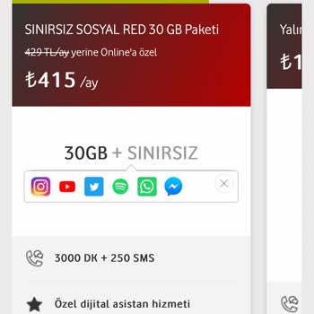 Vodafone Tarifesinin Arkasında Durmuyor!