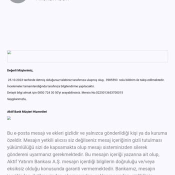 Aktif Bank Müşterilerini Mağdur Ediyor