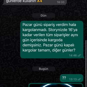 Crispy Sneakers Sipariş Verme Sürecinde Sorunlar
