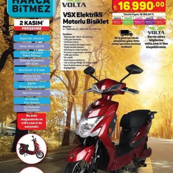 A101 Elektrikli Motorsiklet