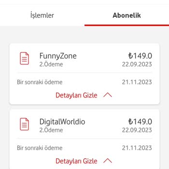 Vodafone Vepaş Tarafından Bilgim Olmadan Para Çekimi