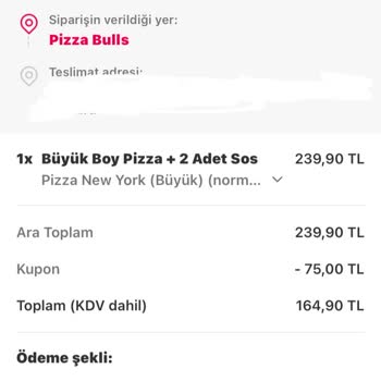 Yemeksepeti 1 Saat Sonra Siparişimi İptal Etti.