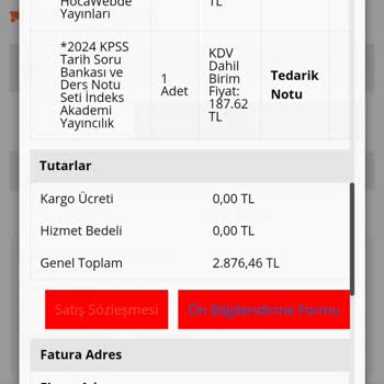 İsem Kitaplarımı Göndermiyor.