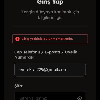 Tod TV Giriş Yetkiniz Bulunmuyor