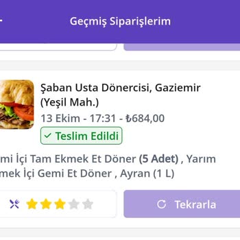 Getir Uygulaması Mağduru Oldum