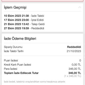 Vorteil Bozuk Ürünü İade Almıyorlar