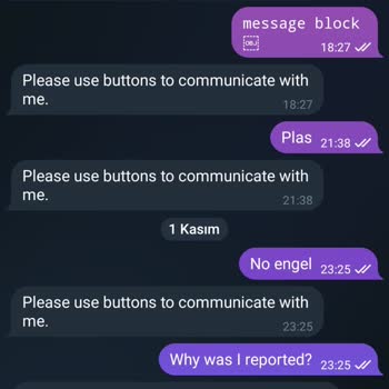 Telegram Mesaj Engelim Var Mesaj