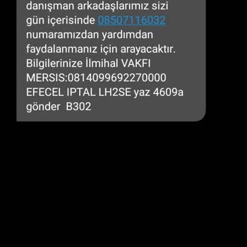 İlmihal Vakfı - 0850 711 60 32 Başvurusu Ve Şüpheli İşlemler