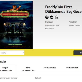 Cinens Filmin Seansı Sitedeki Gibi Değil