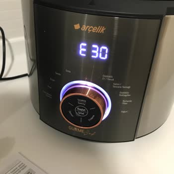 Arçelik Gurme Şef E30 Hatası