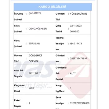Aras Kargo Teslim Edilemeyen Kargo