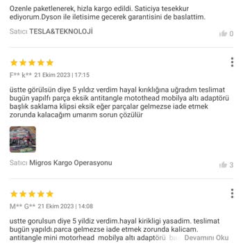 Migros Güvenilir Satıcı Dedik Aldık Pişman Olduk!