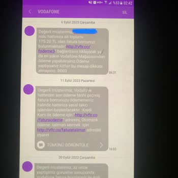 Tarife Değiştirmeme Rağmen Vodafone Hat Açtırma Ücreti Yansıttı