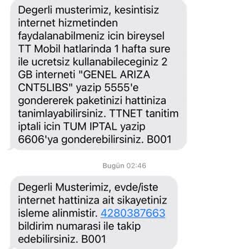 TTNET İnternet Hizmeti Vermiyor