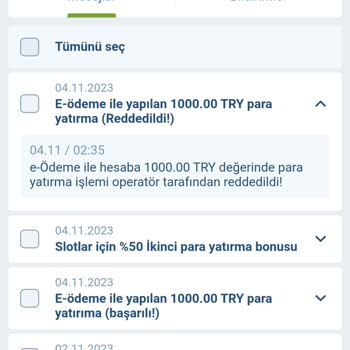 1xBet Hesabıma Para Yatırdım Ama Reddedildi