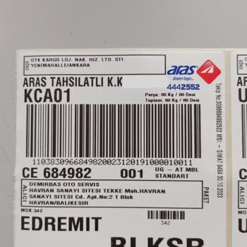 Aras Kargo Teslim Alınmayan Ürün İçin Fatura Kesim