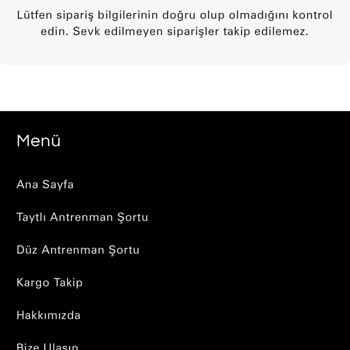 Wshorts.com.tr Şortlarımın Kargoda Olduğunu Söylüyor Ama Takip Numarası Yok!