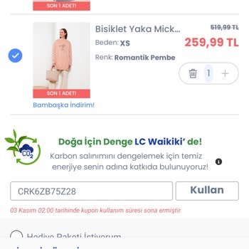 LCW Çark Geldi Süresi Dolmuş Denildi