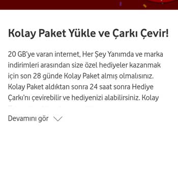 BTK Vodafone Zorunlu Paket Yüklemesi Mecburiyeti