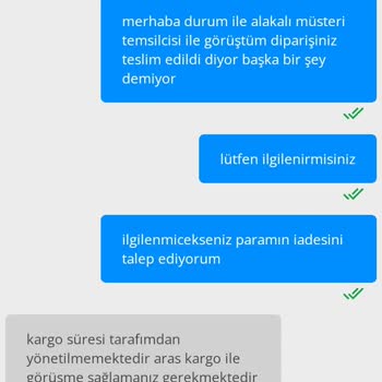 Fotomcity Teslim Edilmeyen Kargom