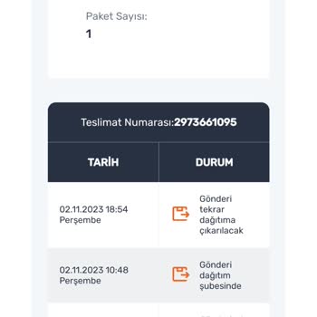 Aras Kargo Kargonun Dağıtıma Çıkarılmaması Sorunu