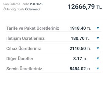 KKTC Turkcell Yur Dışı Faturası