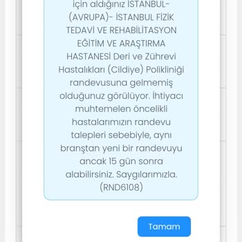MHRS 15 Gün Bekleme Saçmalığı